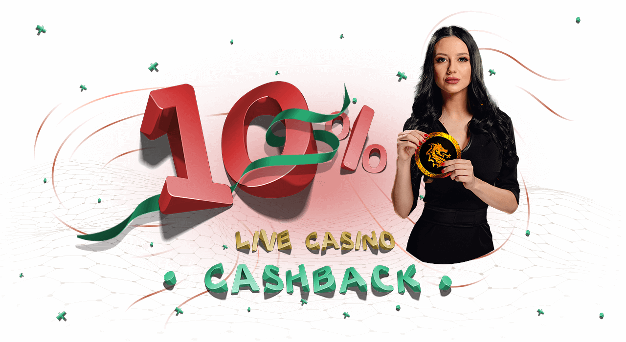 10% Live Casino Cashback Bonus